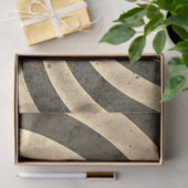 Sepia spirals patroon, het schrapen van giften die tissuepapier (Geschenk)