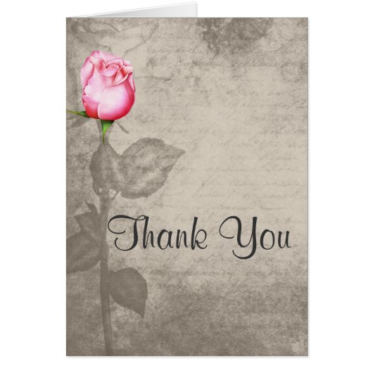 Sepia  Spot Kleur Roze Rose Wedding (Voorkant)