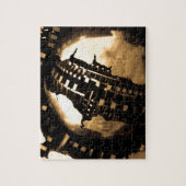 Sepia Steampunk Legpuzzel (Verticaal)