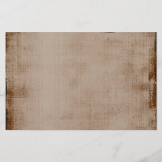 Sepia Taupe Scrapbook Tijdschrift voor mannen Briefpapier (Voorkant)