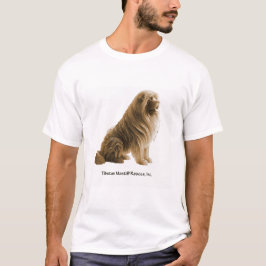 Sepia Tibetaans Mastiff T-shirt