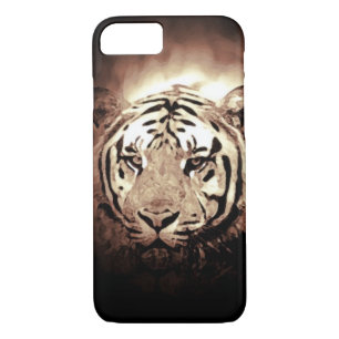 Sepia Tiger Case-Mate iPhone Case
