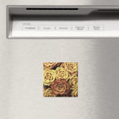 Sepia Tinted Rozen Magneet (Insitu (Vaatwasser))