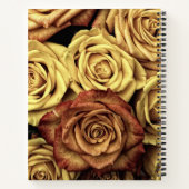 Sepia Tinted Rozen Notitieboek (Achterkant)