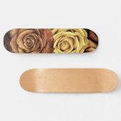 Sepia Tinted Rozen Persoonlijk Skateboard (Horizontaal)