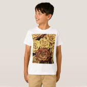 Sepia Tinted Rozen T-shirt (Voorkant volledig)