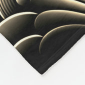 Sepia-Tinted Zeemeermin Elegantie -  Fantasy Fleece Deken (Hoek)