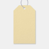 Sepia Tinten Vintage Bloemendruk Cadeaulabel (Achterkant)