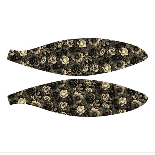 Sepia Tone  bloemenprint Basketbal (Panelen)