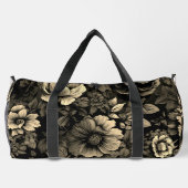 Sepia Tone bloemenprint Plunjezak (Achterkant)