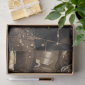 Sepia Tone Charmante Danser Decoupage Papier (Geschenk)