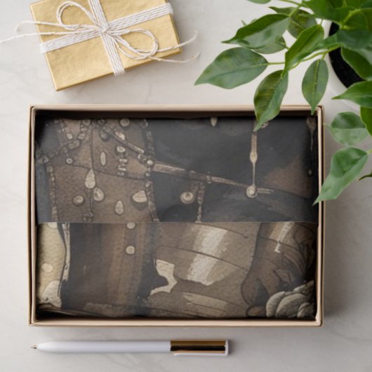 Sepia Tone Charmante Danser Decoupage Papier (Geschenk)