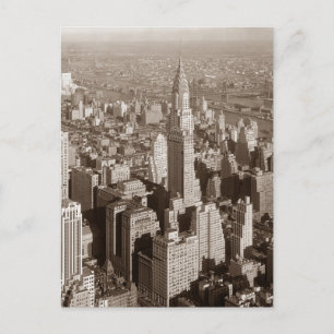 Sepia Tone New York Briefkaart
