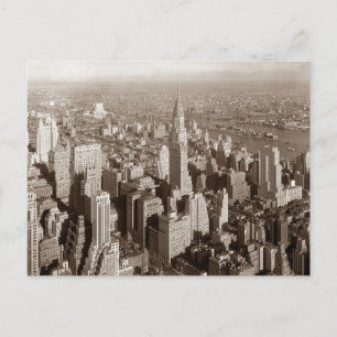 Sepia Tone New York Briefkaart