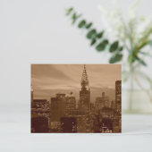 Sepia Tone New York City Briefkaart (Staand voorkant)