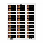 Sepia Toned Rustic Horse Art Etiket (Full Sheet)