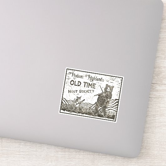 Sepia Toned Sticker (Detail)