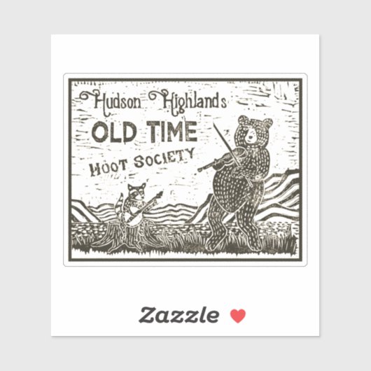 Sepia Toned Sticker (Vel)