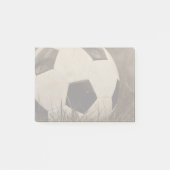 Sepia Toned Voetbal Post-it® Notes (Voorkant)