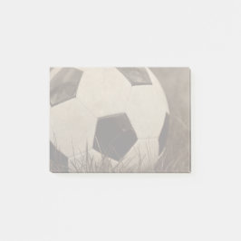 Sepia Toned Voetbal Post-it® Notes