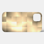 Sepia-tonen in een vierkant patroon Case-Mate iPhone case (Achterkant (horizontaal))