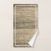 Sepia Tones Ombre Striped Bad Handdoek (Handdoek)