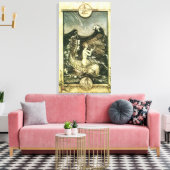  SEPIA TOON ZEEMEERMIN OCEAN PRINT (Insitu (Woonkamer))