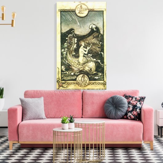  SEPIA TOON ZEEMEERMIN OCEAN PRINT (Insitu (Woonkamer))