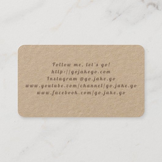  Sepia Travel Visitekaartje (Achterkant)