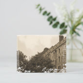 Sepia Uitzicht van het Briefkaart van het kasteel (Staand voorkant)