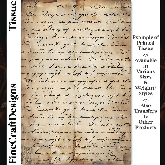 Sepia Verouderd Papier Elegant Schrijven DC8a Deco