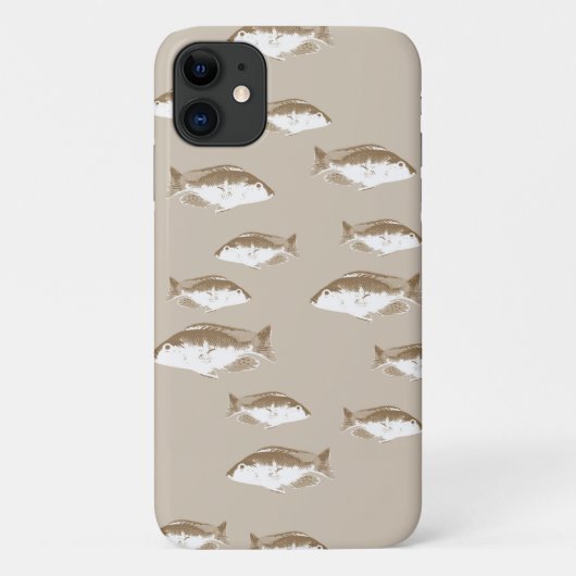 Sepia vis Case-Mate iPhone case (Achterkant)