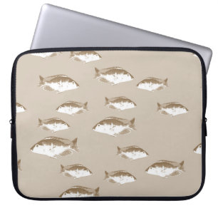 Sepia vis laptop sleeve