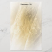 Sepia Voile Briefpapier (Voorkant)