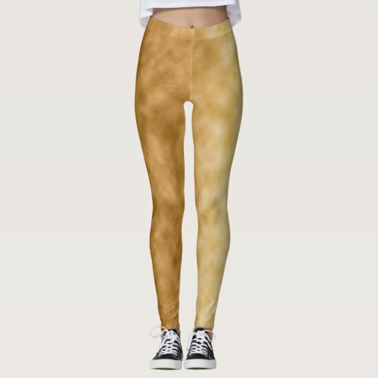 Sepia waas leggings (Voorkant)