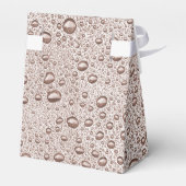 Sepia waterdruppels bedankdoosjes (Achterkant)