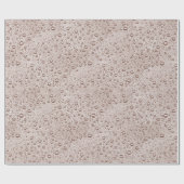 Sepia waterdruppels cadeaupapier (Vlak)