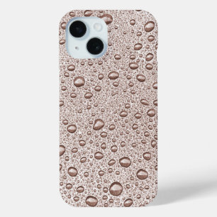 Sepia waterdruppels iPhone 15 case