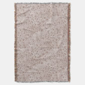 Sepia waterdruppels deken (Voorkant Verticaal)