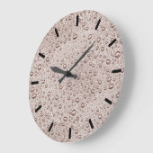 Sepia waterdruppels grote klok (Hoek)