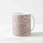 Sepia waterdruppels koffiemok (Voorkant rechts)