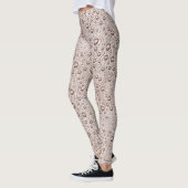 Sepia waterdruppels leggings (Links)