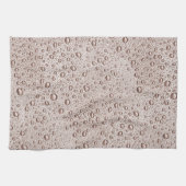 Sepia waterdruppels theedoek (Horizontaal)