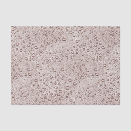 Sepia waterdruppels tissuepapier (Voorkant)