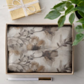Sepia Wildflowers Decoupage Tissue Paper Tissuepapier (Geschenk)