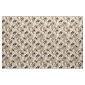 Sepia Wildflowers Fabric Stof (Fat Quarter)
