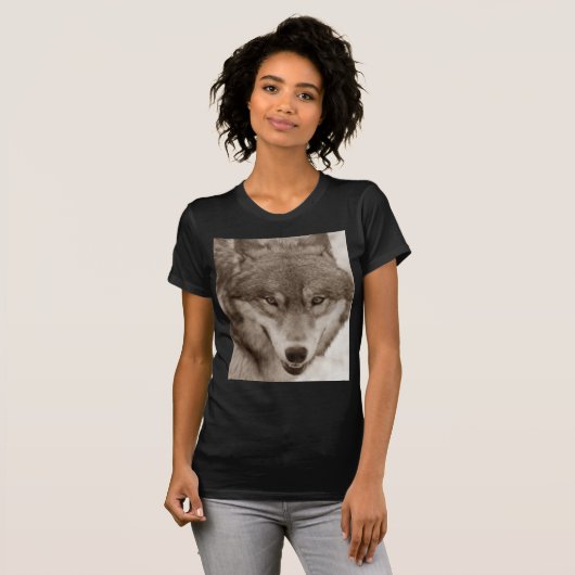 Sepia Wolf T-shirt (Voorkant volledig)
