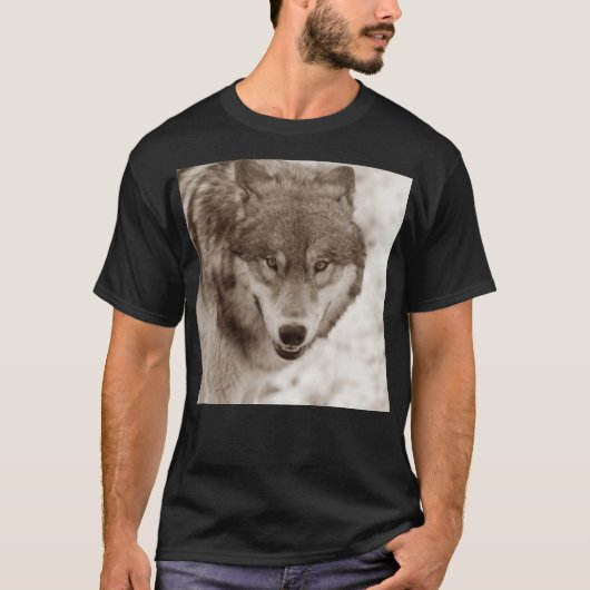 Sepia Wolf T-shirt (Voorkant)