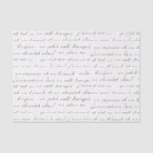 Sepia Words and Phrases Tissuepapier (Voorkant)