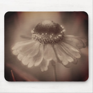 Sepia Zinnia Flower Muismat